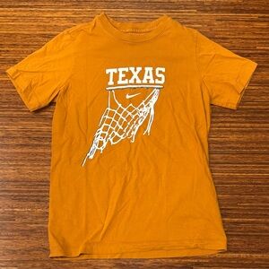 Nike tee athletic cut size medium UT Texas Longhorn basketball tshirt EUC